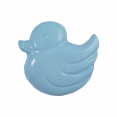 Blue Duck Button 14mm
