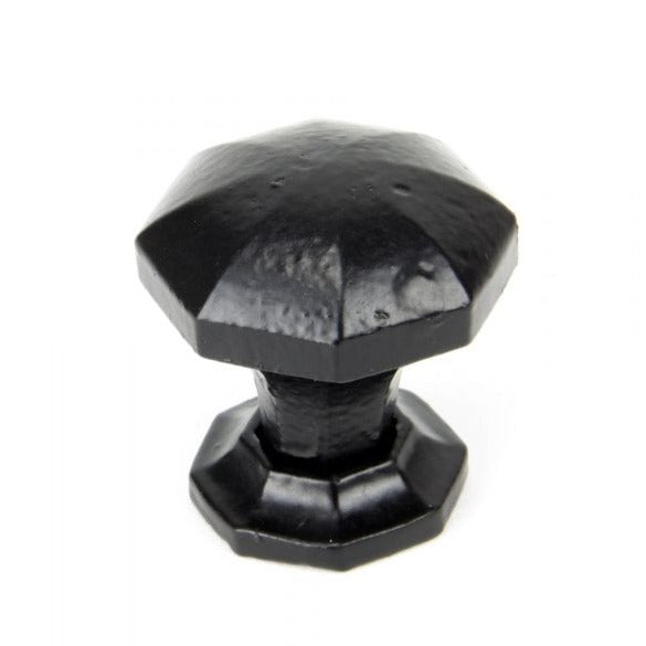 Black Octagonal Cabinet Knob