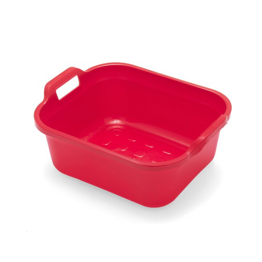 Red Bowl with Handle