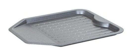 Baker & Salt Chip Tray with Holes Pewter