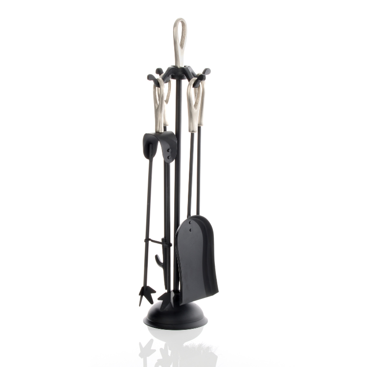 Leecroft Black/Pewter Loop Top Companion Set