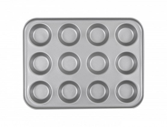 Baker & Salt Non-Stick 12 Cup Cupcake Tin