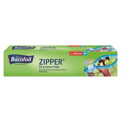 Zipper All Purpose Food & Freezer Bags