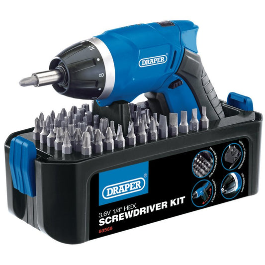 3.6V Cordless Li-Ion Screwdriver Kit