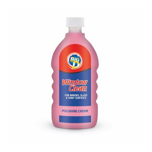 Big D Pink Window Clean Polishing Cream 500ml (Windolene Replacement)