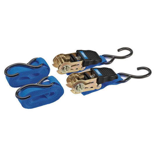Ratcheting Tie Down Strap Set (2 Piece)