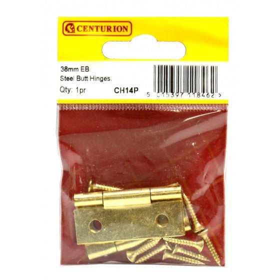 38mm EB Steel Butt Hinge (1 pair)