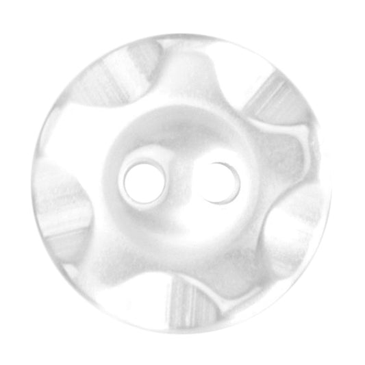 Clear 2 Hole 16mm Button