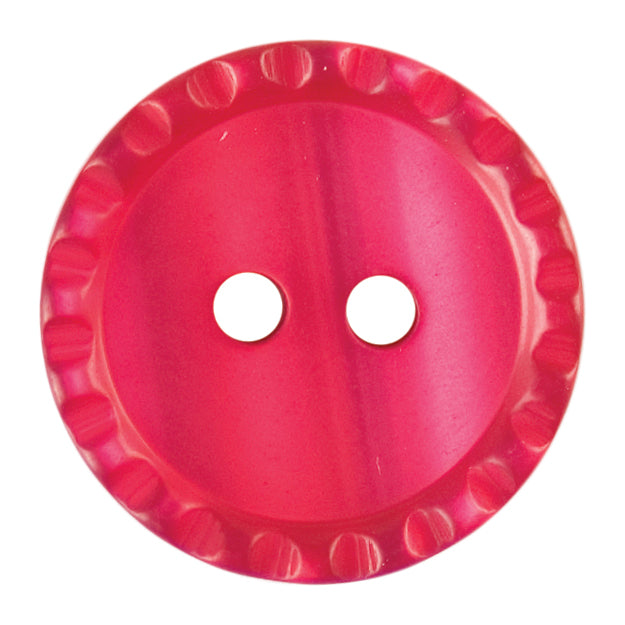 Pink Pie Crust 2 Hole Button