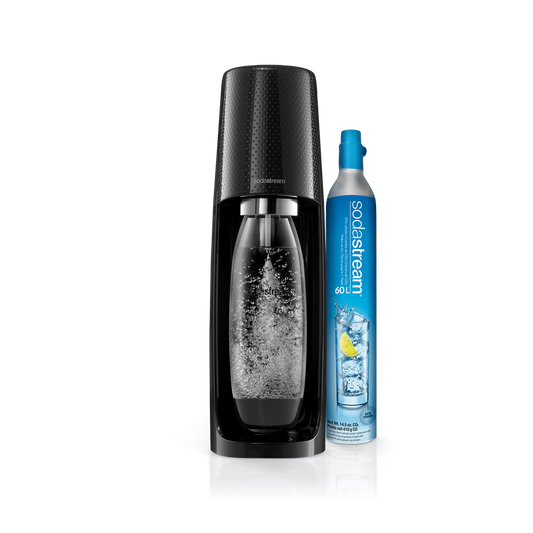 Sodastream Spirit Sparkling Water Machine Starter Pack (Black)