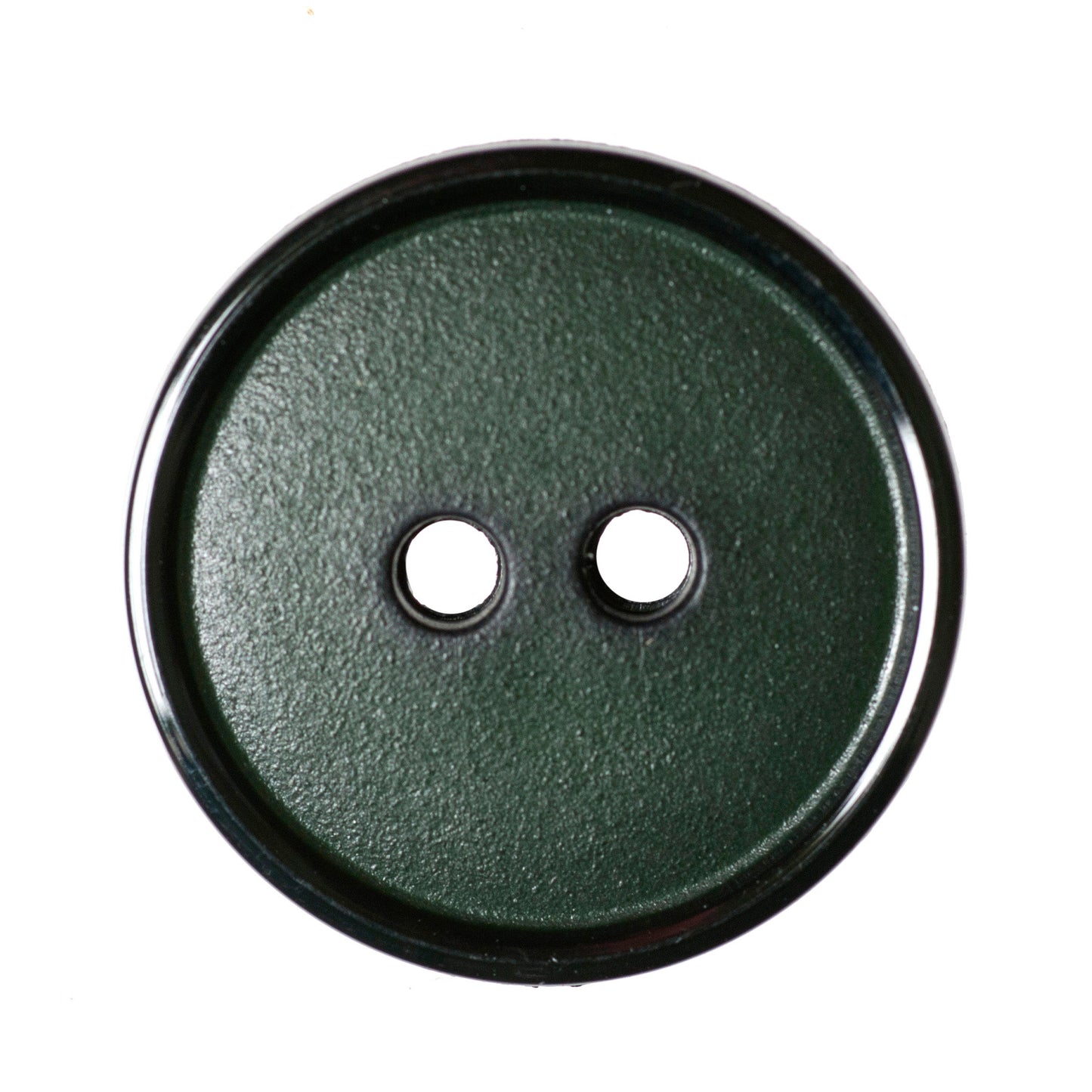 Flat Top: Narrow Rim: 2-Hole: 18mm: Dark Green