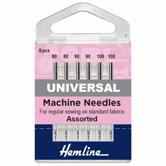 Sewing Machine Needles: Universal: Mixed Heavy: 6 Pieces