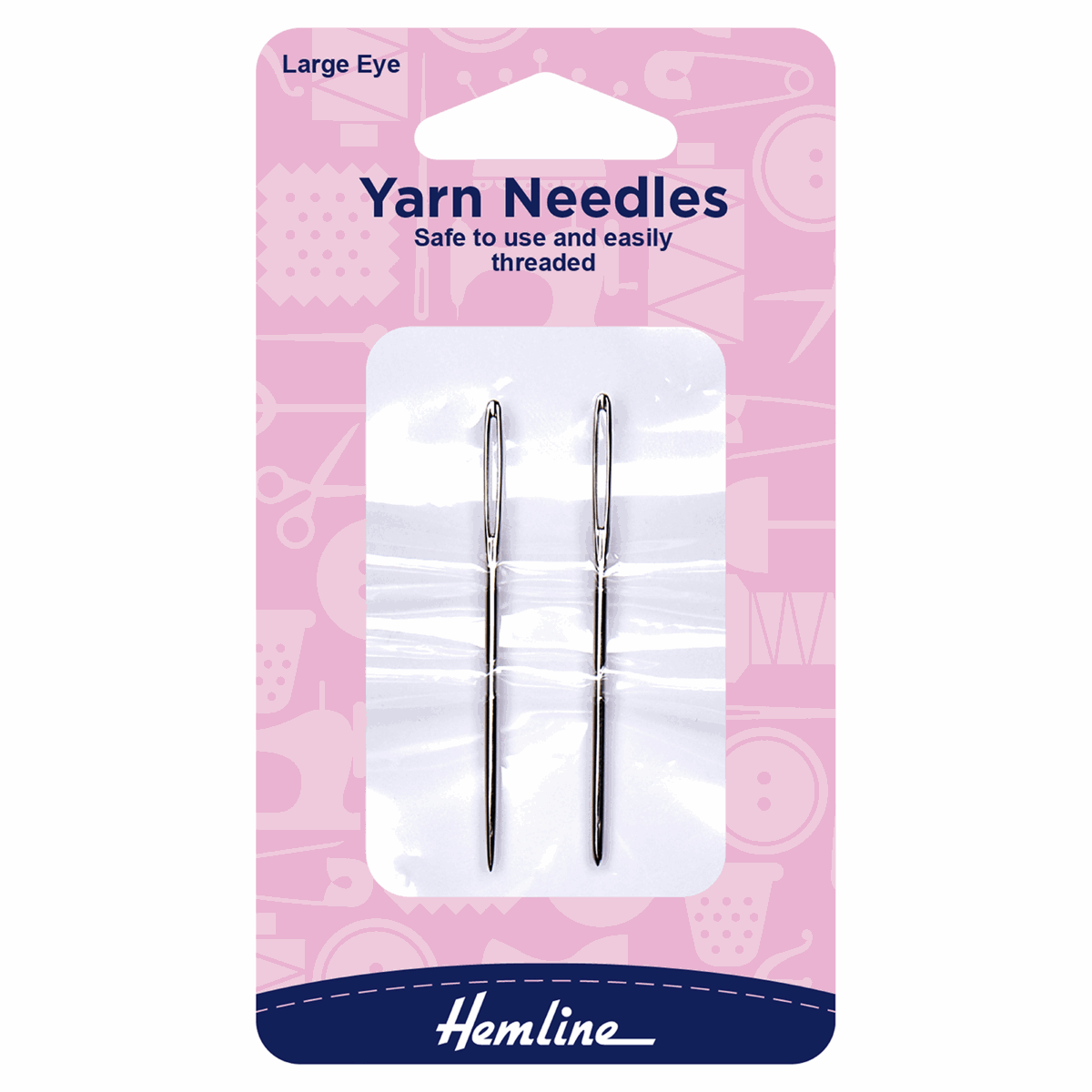 Hand Sewing Needles: Wool & Yarn: Metal: 2 Pieces