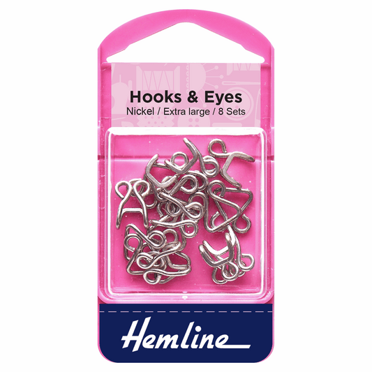 Hooks and Eyes: Nickel