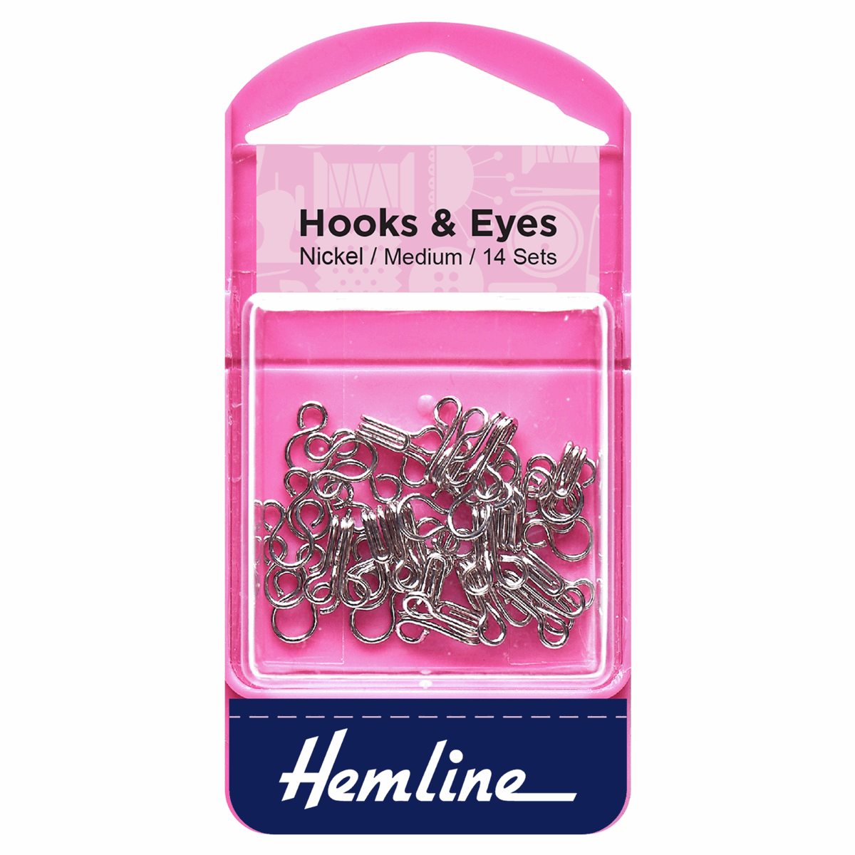 Hooks and Eyes: Nickel