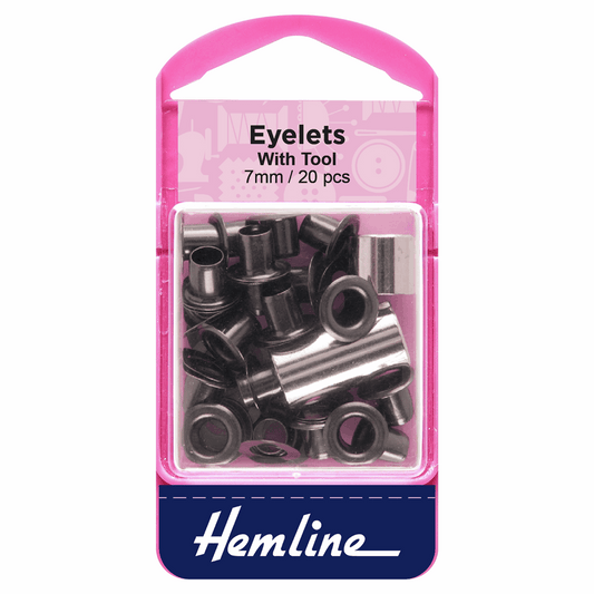 Eyelets: 5mm: Nickle: 20 Pieces