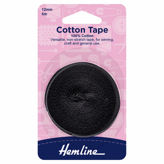 Cotton Tape Black