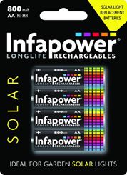 Infrapower 600 mah Rechargeable Battery Solar