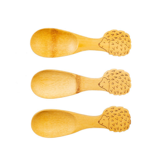 Bamboo Hedgehog Spoons - Set Of 3