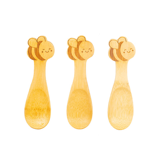 Bamboo Bee Spoons Set 3