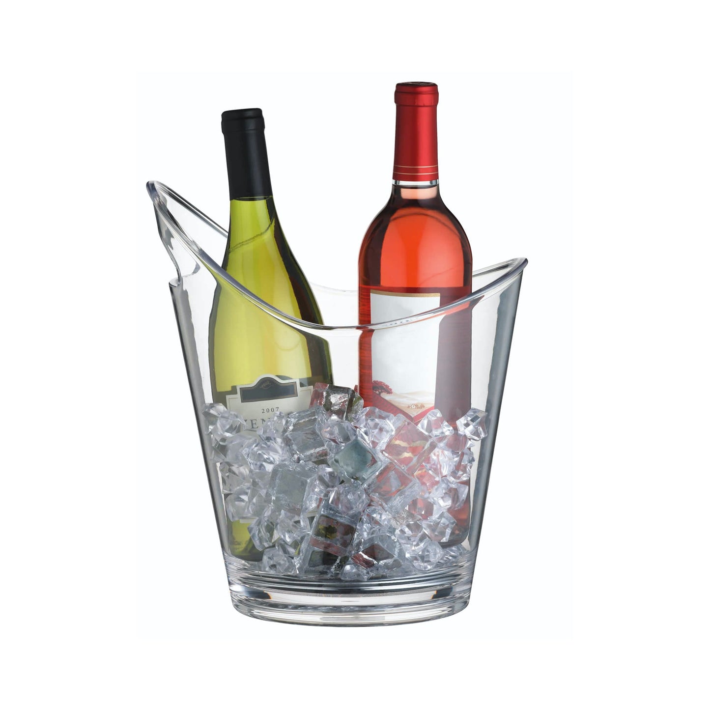 Clear Acrylic Drinks Pail / Wine Cooler