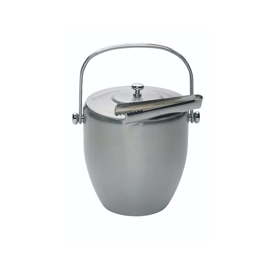Ice Bucket with Lid and Tongs 