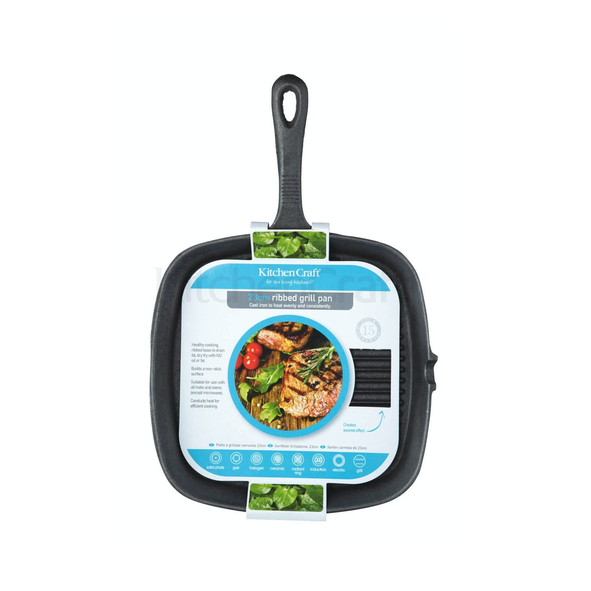 Giash Pan Cast Iron Square Grill Pan – G Grace & Son