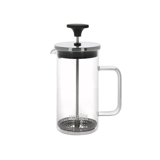 La Cafetière Glass Cafetiere, 3-Cup, Clear/Black