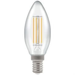 LED Crompton Filament Candle Clear 6.5w SES