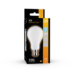 LED TCP Coated Dimmable GLS Filament 12w (100w) BC