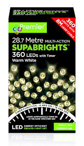 360 LED Supabrights Timer Warm White