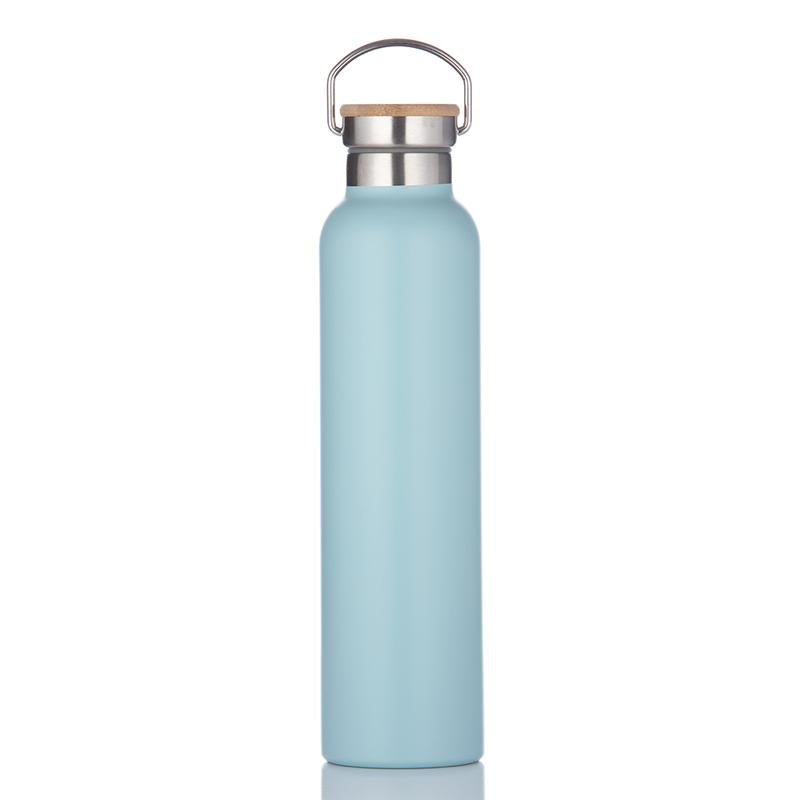 750ml Stainless Steel Bottle with Bamboo Lid