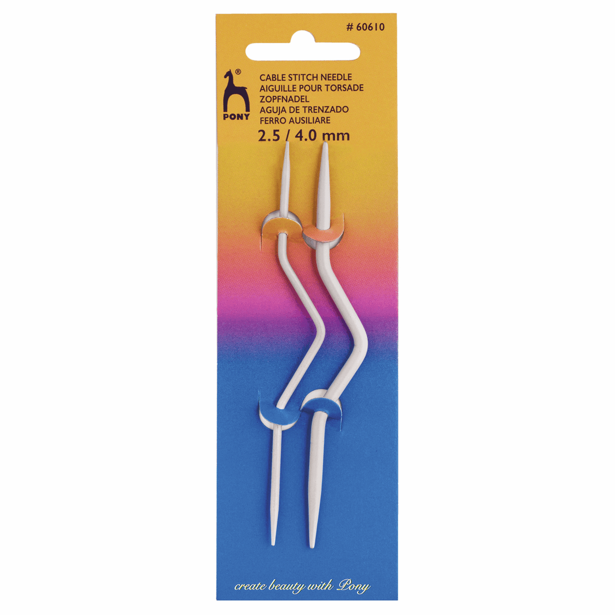 Cable Stitch Needle Bent: 2.50 & 4.00mm