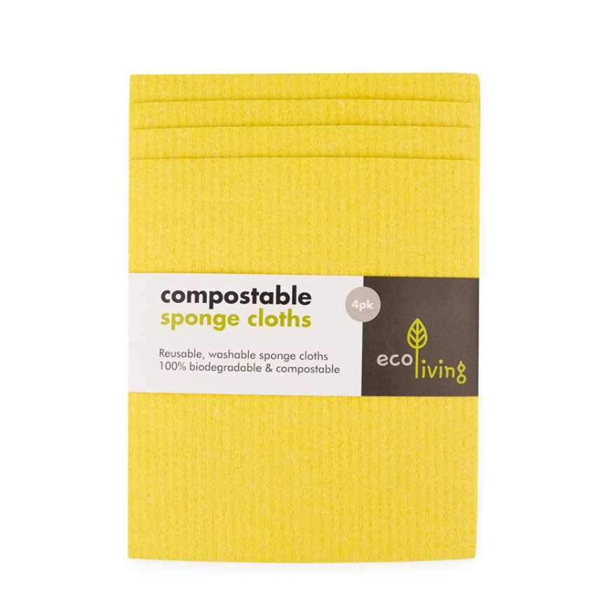 Compostable Sponge Cleaning Cloths