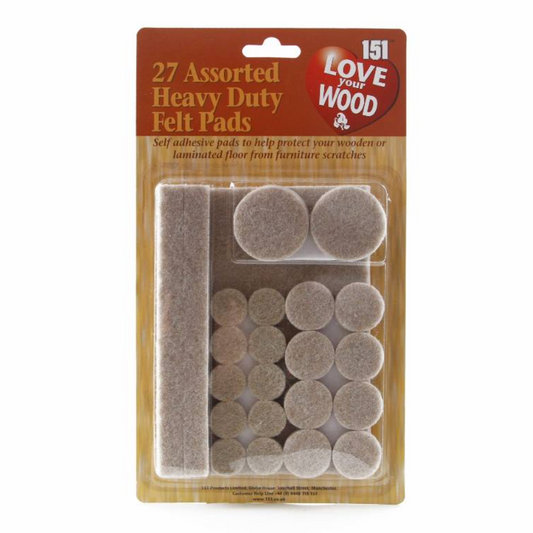 Heavy Duty Felt Pads pk27