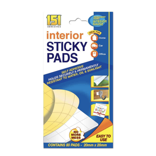 Interior Sticky Pads X 80