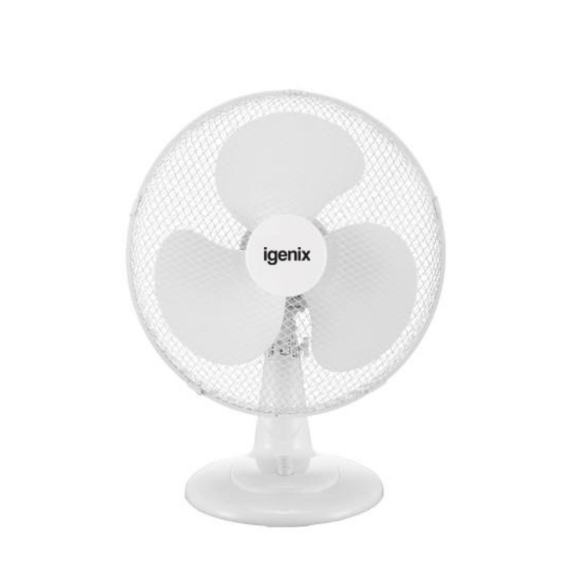 16 Inch Desk Fan White