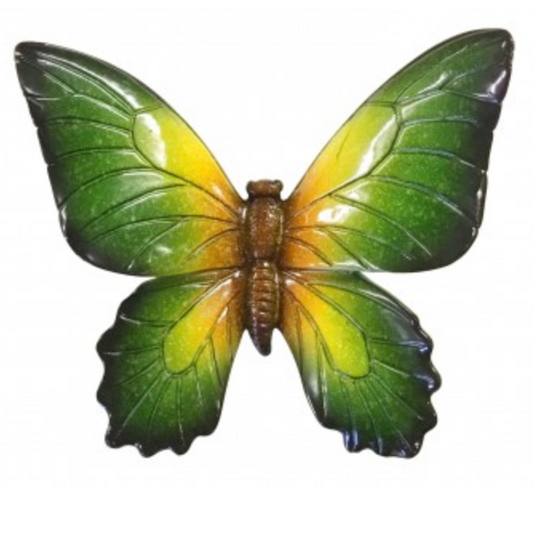 Wall Mounted Butterfly Large Green