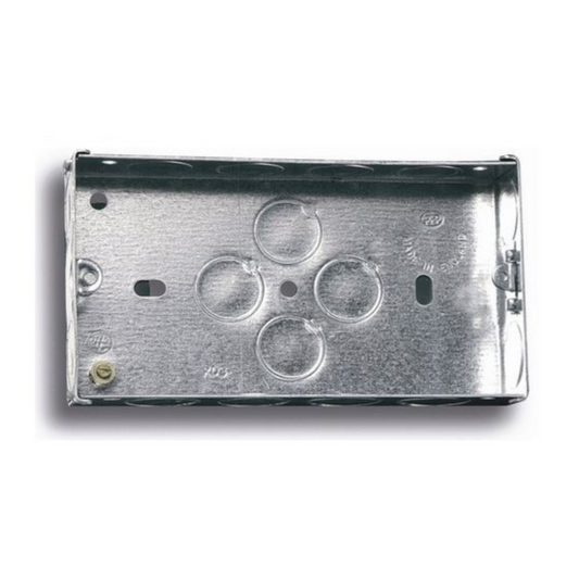 Back Box Metal Double