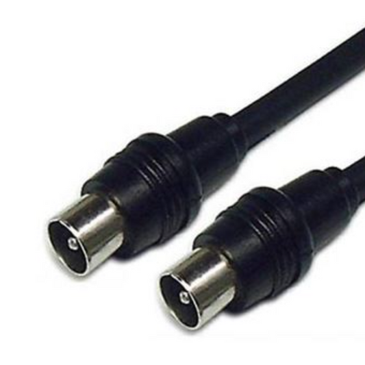 Coaxial 4 mtr male to male lead