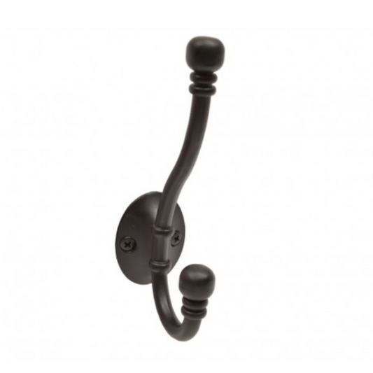 Black Ball End Hat & Coat Hook