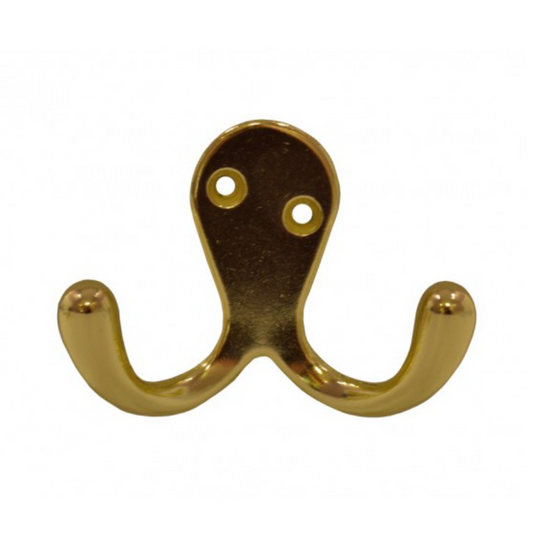 Die Cast Double Robe Hook (packed)