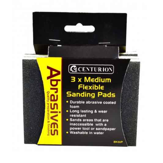 Flexible Sanding Pads Medium PK 3