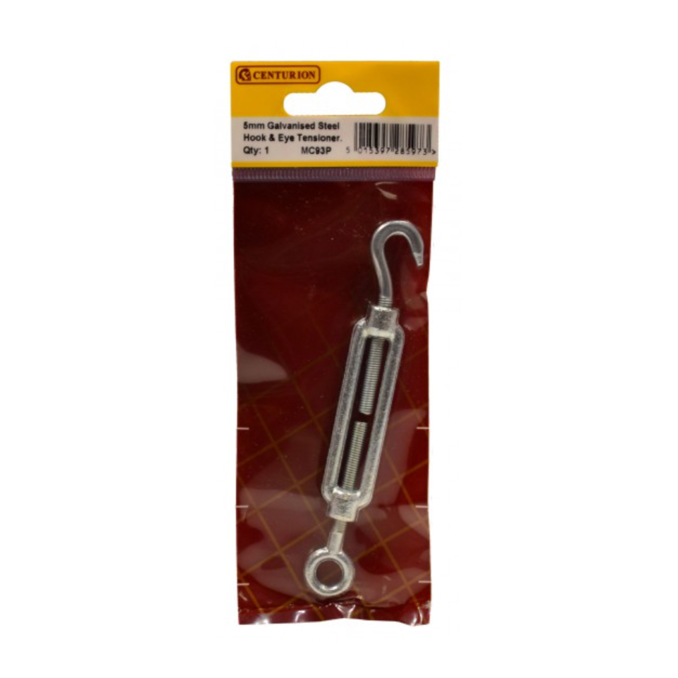Galvanised Forged Tensioner Hook and Eye 5mm