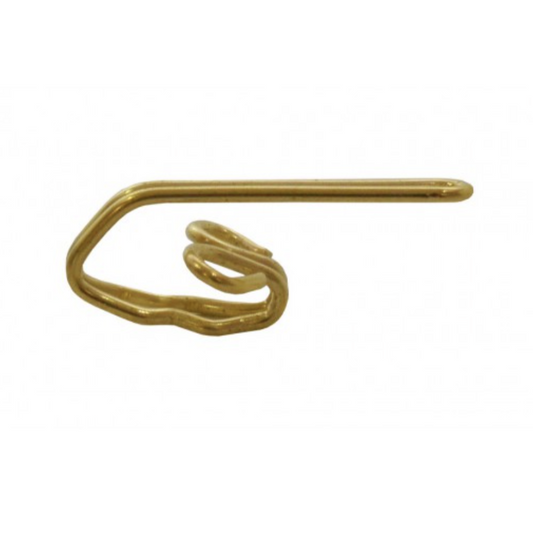 Heavy Duty Electro Brassed Curtain Hooks Pk20