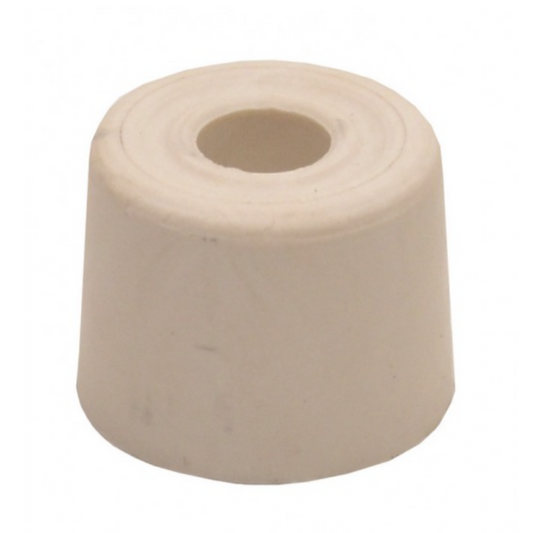 Plastic Door Stops White 35mm (pk2)