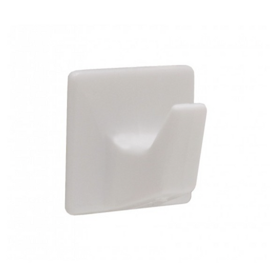 Plastic Self Adhesive Hook 30mmx30mm Pk4