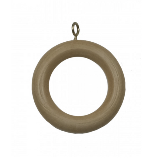 Renaissance Wooden Curtain Rings Pk4