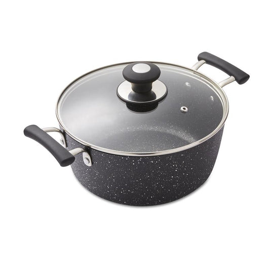 Precision 24cm Non-Stick Stock Pot Black