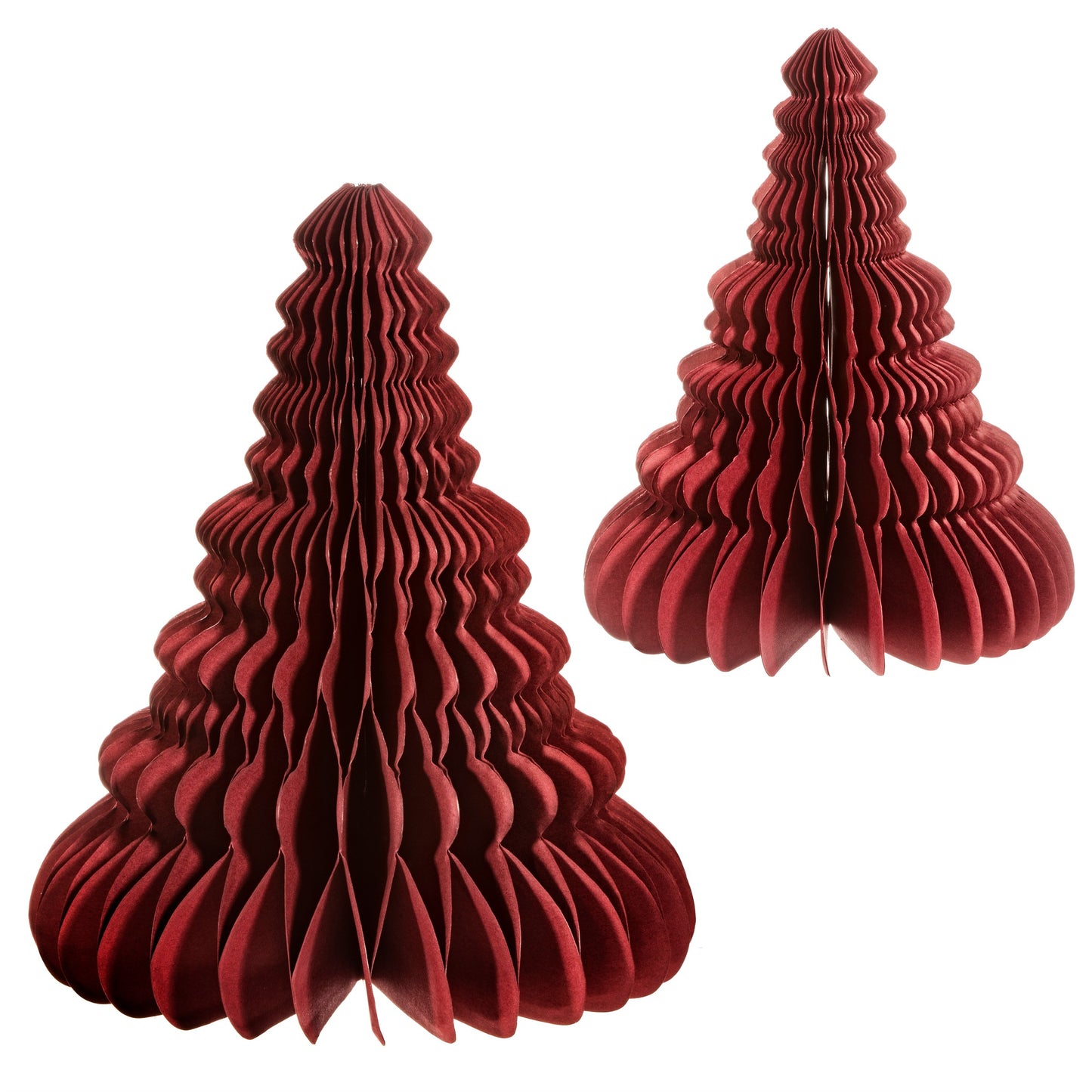 Crimson Honeycomb Tree Standing Decoration